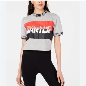 H&M - Starter Black Label Women's Short Sleeve Crop Top